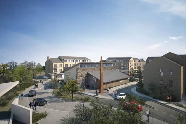 An artist's impression of the new village centre