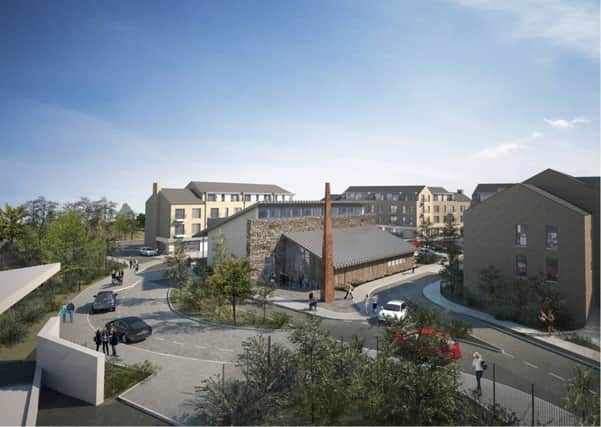An artist's impression of the new village centre