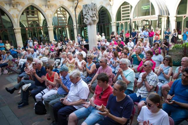 Some of the audience for last year's festival