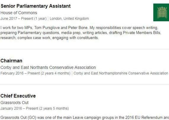 Helen Harrison's LinkedIn page.