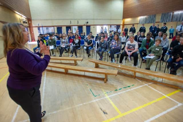 One of the assessment sessions