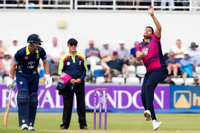 Rory Kleinveldt took two wickets and also impressed with the bat for Northants (pictures: Kirsty Edmonds)