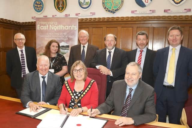 The signing of the contract