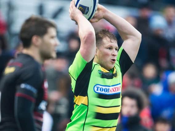 Dylan Hartley's most recent game for Saints was at Saracens on January (picture: Kirsty Edmonds)
