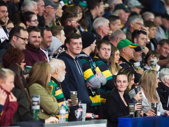 Saints supporters will be watching Challenge Cup rugby at Franklin's Gardens next season (picture: Kirsty Edmonds)