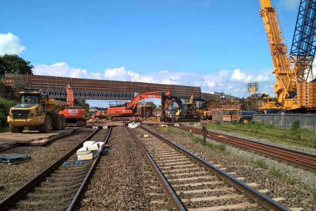 Network Rail has completed 12 weeks of improvements, but work is continuing in Finedon and Wellingborough