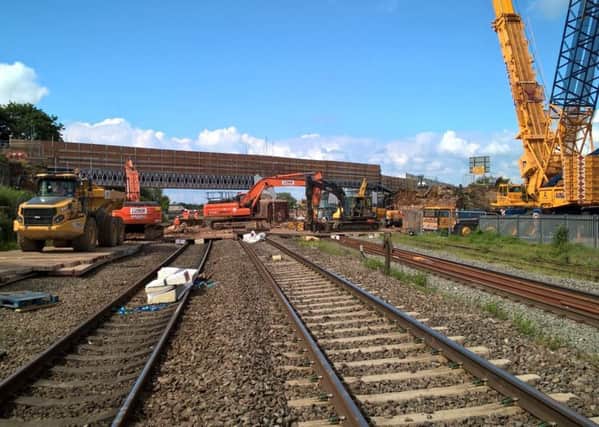 Network Rail has completed 12 weeks of improvements, but work is continuing in Finedon and Wellingborough