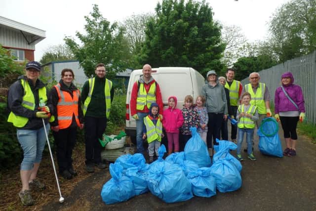One of the community litter picks