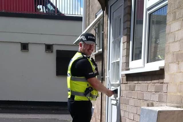 The day of action on the Kingswood estate in Corby