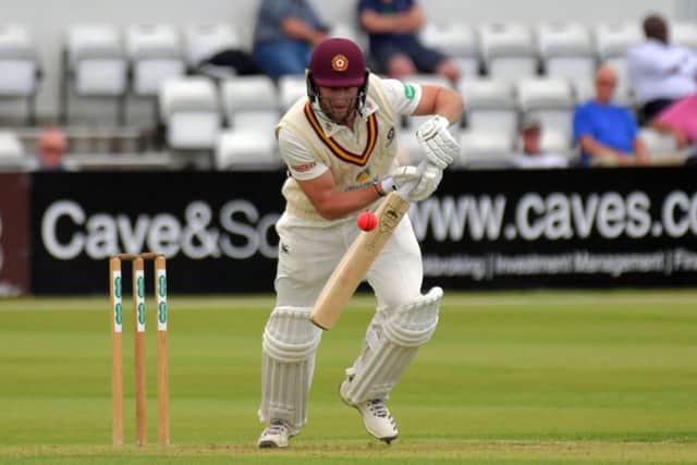 Northants skipper Akex Wakely top scored with 82 in Cardiff