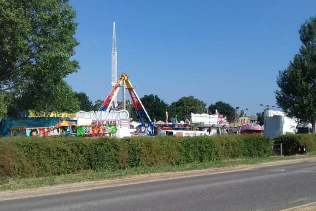 The fair is held at the recreation ground in Northampton Road.
