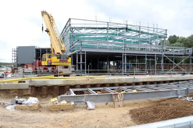 Work is progressing well on the cinema at Rushden Lakes
