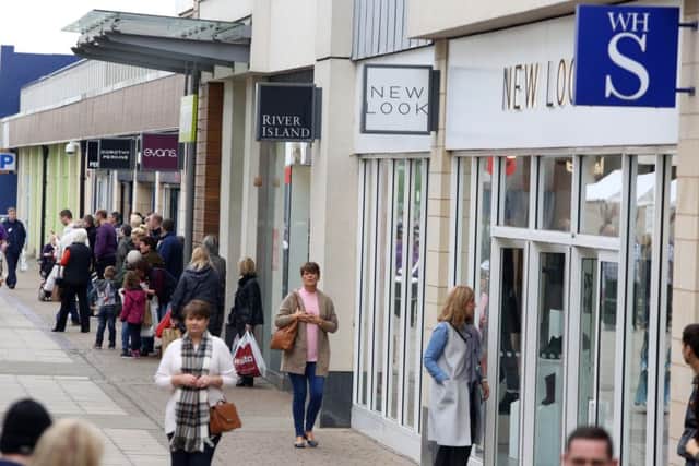 Corby town centre.