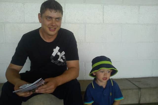 Dylan Cecil and dad Darren Cecil at Nene Park ENGNNL00120120926154429