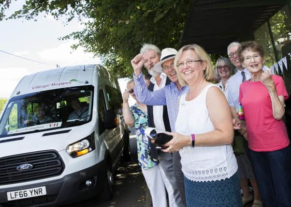 Monday's official launch of the new community bus service