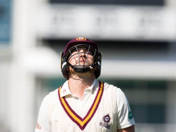 Josh Cobb wasn't able to save Northants on the final day at Derbyshire (picture: Kirsty Edmonds)