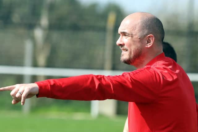 Irchester United boss Steve Sargent