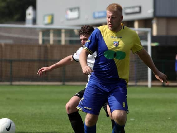 Adam Speight scored Wellingborough Town's second goal in their 3-0 victory over Peterborough Northern Star