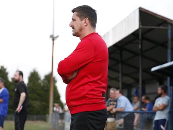 Kettering Town boss Marcus Law. Picture by Peter Short