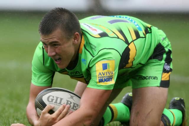 Ollie Sleightholme scored Saints' first try under Chris Boyd (pictures: Sharon Lucey)