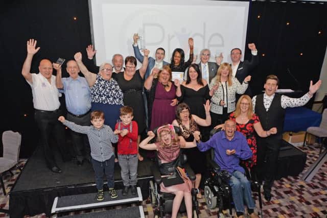Award winners celebrate at the 2017 Pride in Northamptonshire evening (photo: Andrew Carpenter)