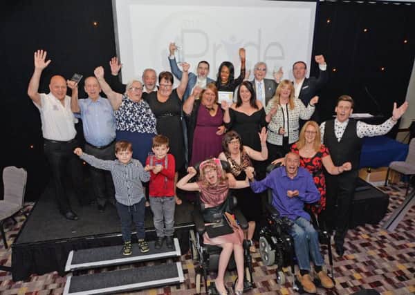 Award winners celebrate at the 2017 Pride in Northamptonshire evening (photo: Andrew Carpenter)