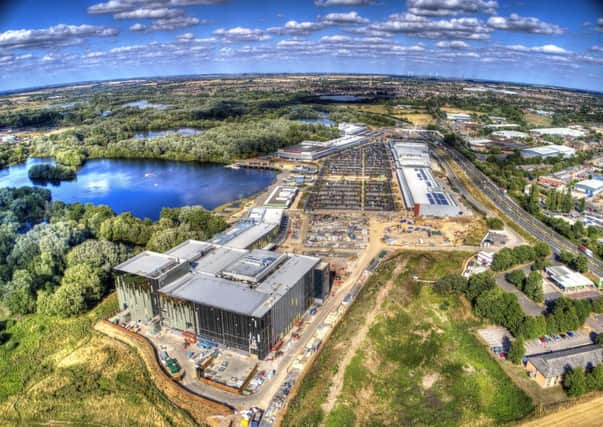 Rushden Lakes from the air (pictures by John Bancroft)