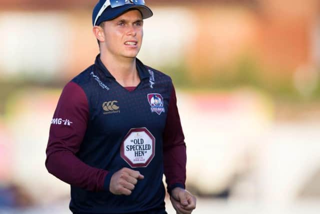 Ben Curran was in action for the first time since signing a two-year deal at Northants (picture: Kirsty Edmonds)