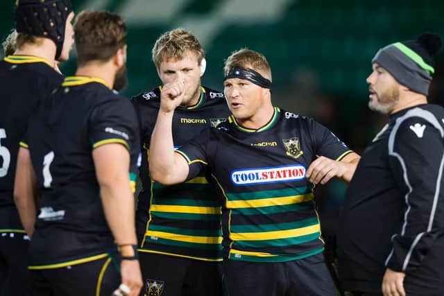 Dylan Hartley made his first Saints appearance since January in Friday night's win against Glasgow (picture: Kirsty Edmonds)