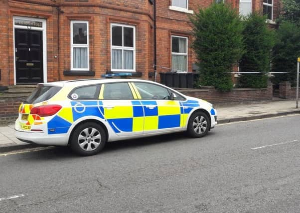 Police remain at the scene this morning.