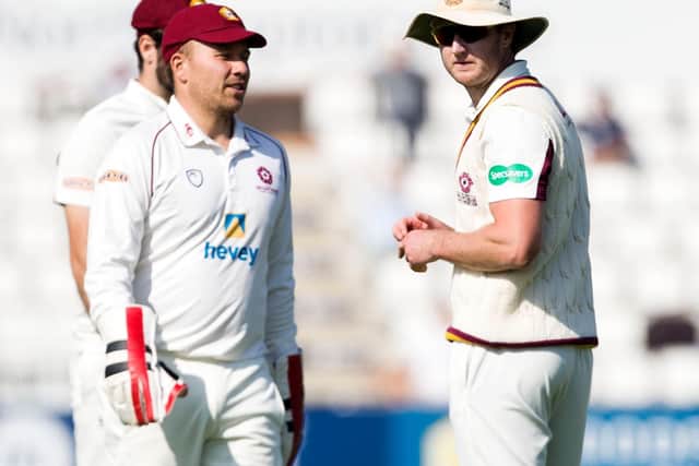 Adam Rossington and Alex Wakely were Northants' top scorers on the first day at Durham (picture: Kirsty Edmonds)