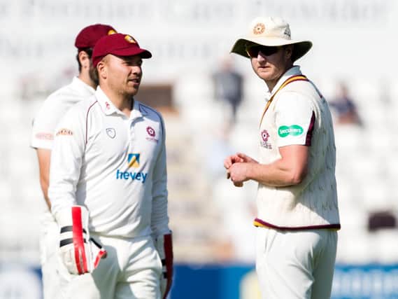 Adam Rossington and Alex Wakely were Northants' top scorers on the first day at Durham (picture: Kirsty Edmonds)