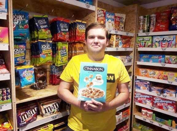 Jarrod Burke's new Randalls shop in Kettering's High Street.