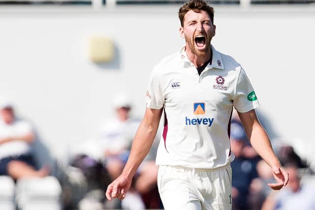 Richard Gleeson grabbed three wickets for Northants (picture: Kirsty Edmonds)