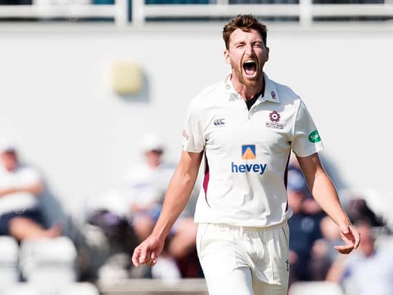 Richard Gleeson grabbed three wickets for Northants (picture: Kirsty Edmonds)