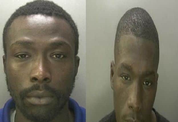 Left, Louie Mendy and right, Mustafa Lowe