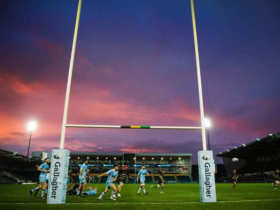 Saints faced Glasgow Warriors under the Friday night lights at Franklin's Gardens last month (picture: Kirsty Edmonds)