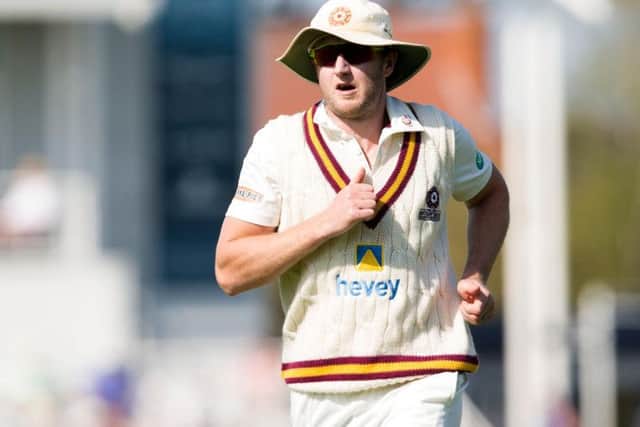 Alex Wakely will try to help Northants avoid defeat on the final day at Canterbury (picture: Kirsty Edmonds)