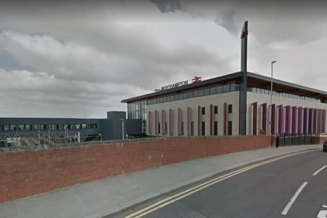 Black Lion Hill outside Northampton Railway Station
