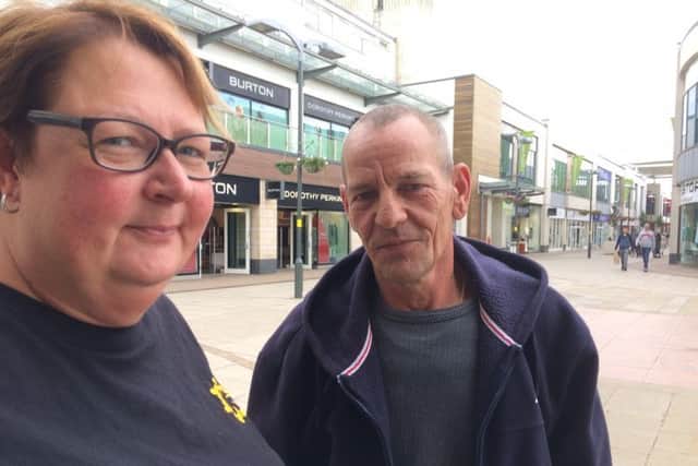 Nicola Pell and Ray Loakes of Corby Nightlight