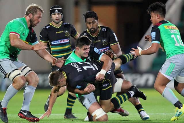 Harlequins were unable to win the scrap against Saints (picture: Sharon Lucey)