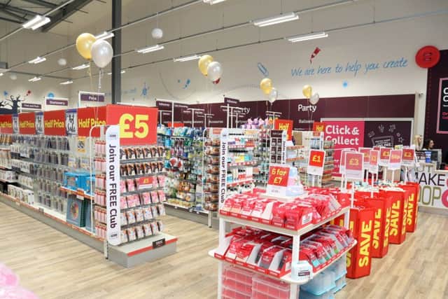 Inside the new store