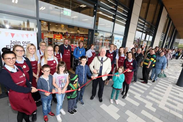 The official opening of the new Hobbycraft store at Rushden Lakes