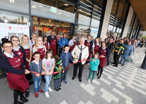 The official opening of the new Hobbycraft store at Rushden Lakes