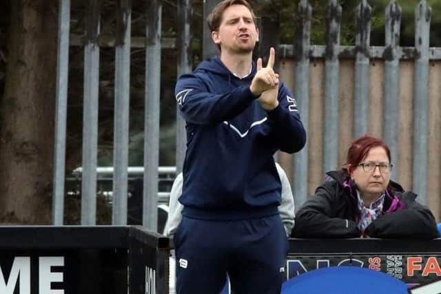 Corby Town manager Steve Kinniburgh