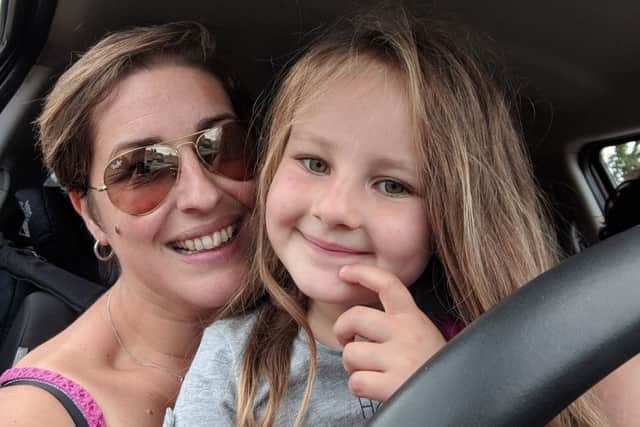 Jessica Richardson and daughter Isla