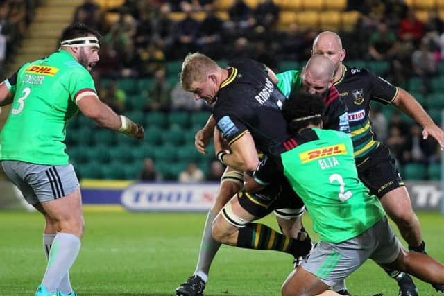 David Ribbans produced a man of the match display against Harlequins last Friday (picture: Sharon Lucey)