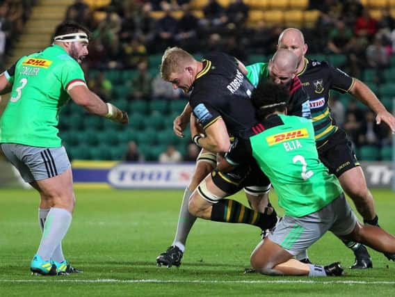 David Ribbans produced a man of the match display against Harlequins last Friday (picture: Sharon Lucey)