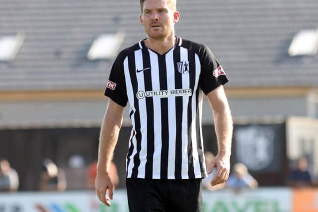 Corby Town frontman Elliot Sandy