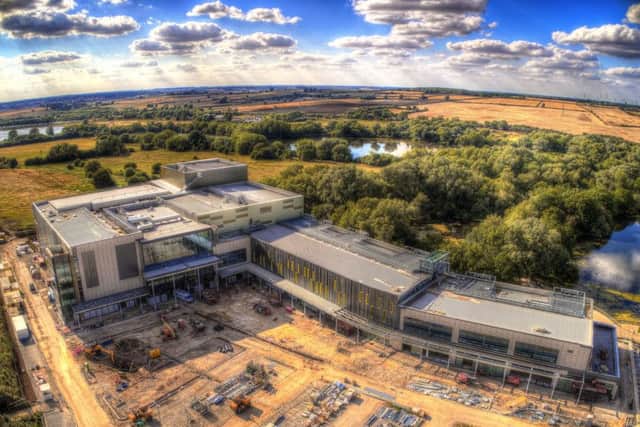 Rushden Lakes from the air (picture by John Bancroft)